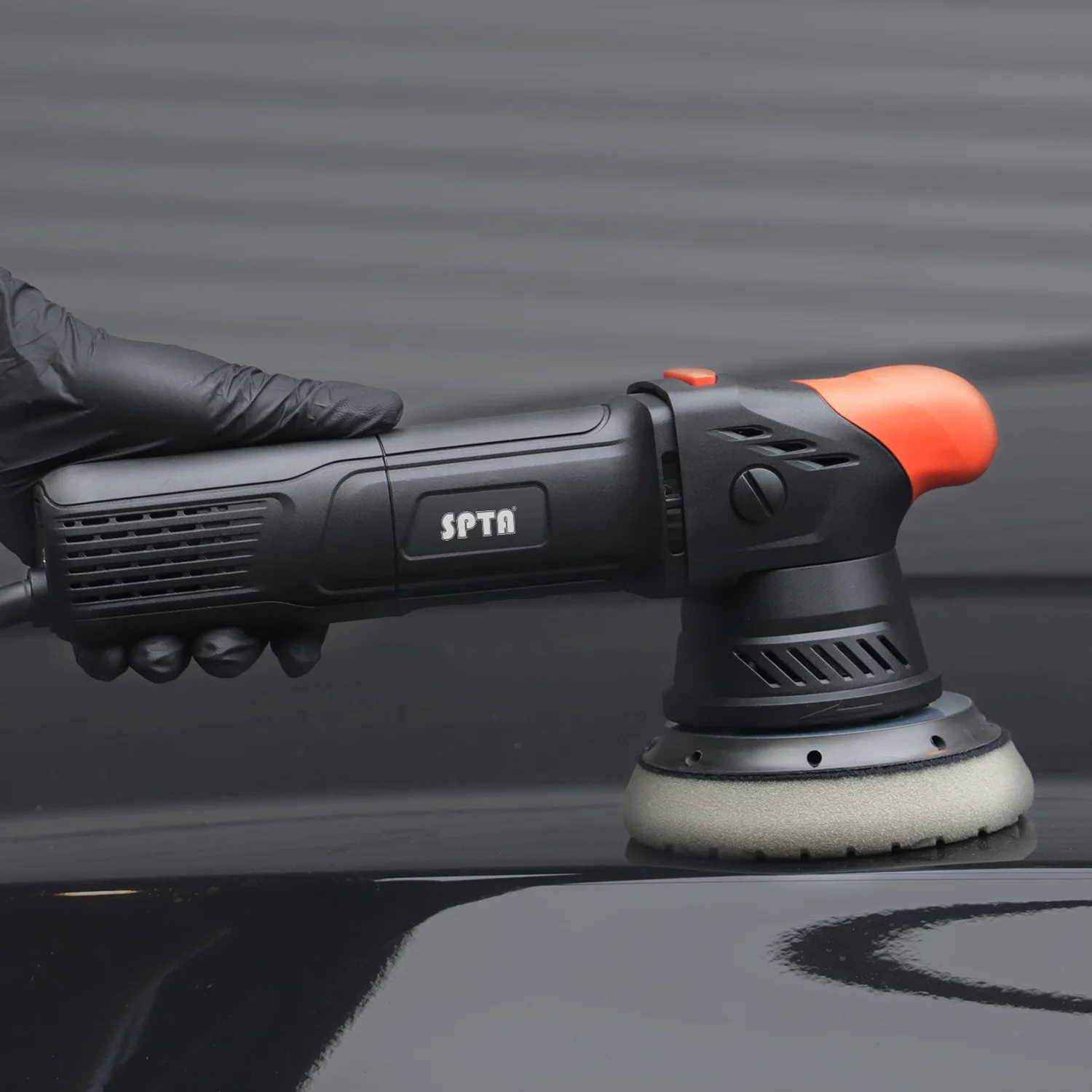 SPTA New Model CP304 5" Electric Dual Action Polisher Machine 9mm 12mm 15mm Orbital er for Car Polishing Waxing