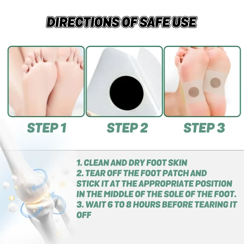 Height Increase Foot Patch Herb Conditioning Body Grow Taller Plaster Promote Bone Growth Adults Children Teenagers Sticker slimming patch height increase essential oil