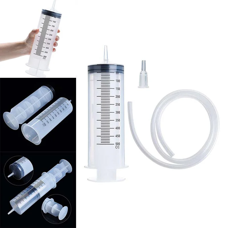

Шприц пластиковый с трубкой, 500 мл