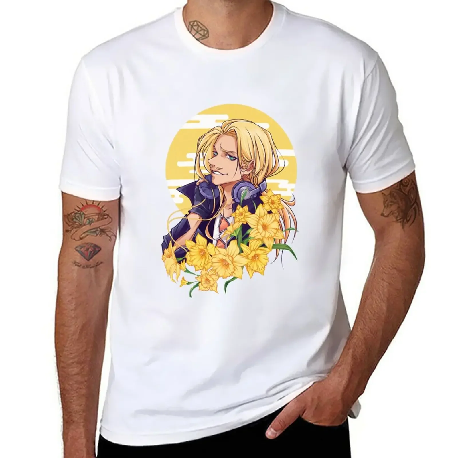 

Daffodils T-Shirt boys whites vintage clothes quick-drying mens clothes