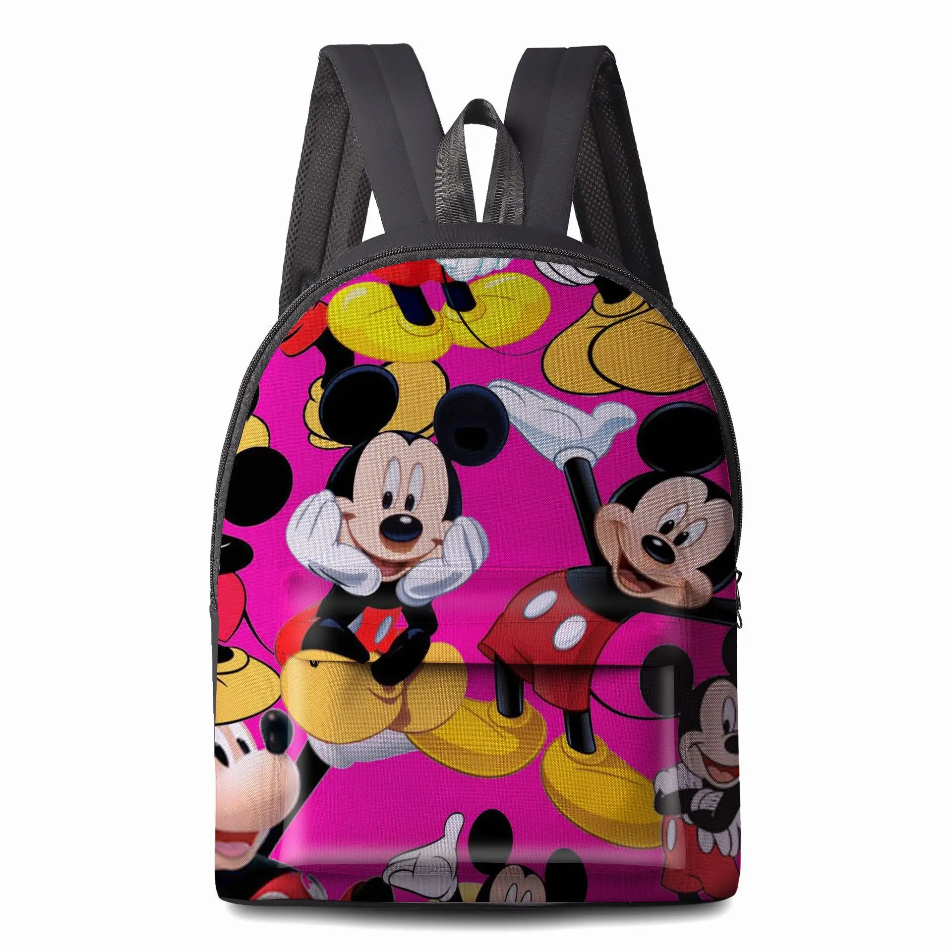 MINISO Disney Mickey Mouse Donald Duck Student Cartoon School Bag Men and Women Fashion Durable Children's Backpack
