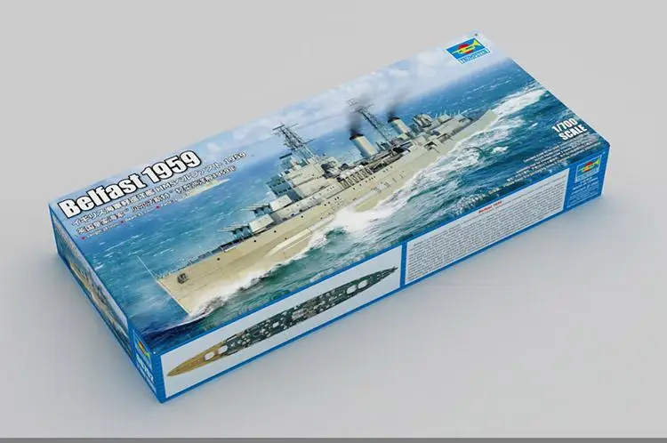 

Trumpeter 06702 1/700 Scale HMS Belfast 1959 Plastic Model Kit