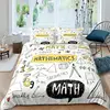 Periodic Table of Elements Duvet Cover Science Bedding Set Microfiber Chemistry Lovers Learning Image For Kids Teens Adult Decor 5
