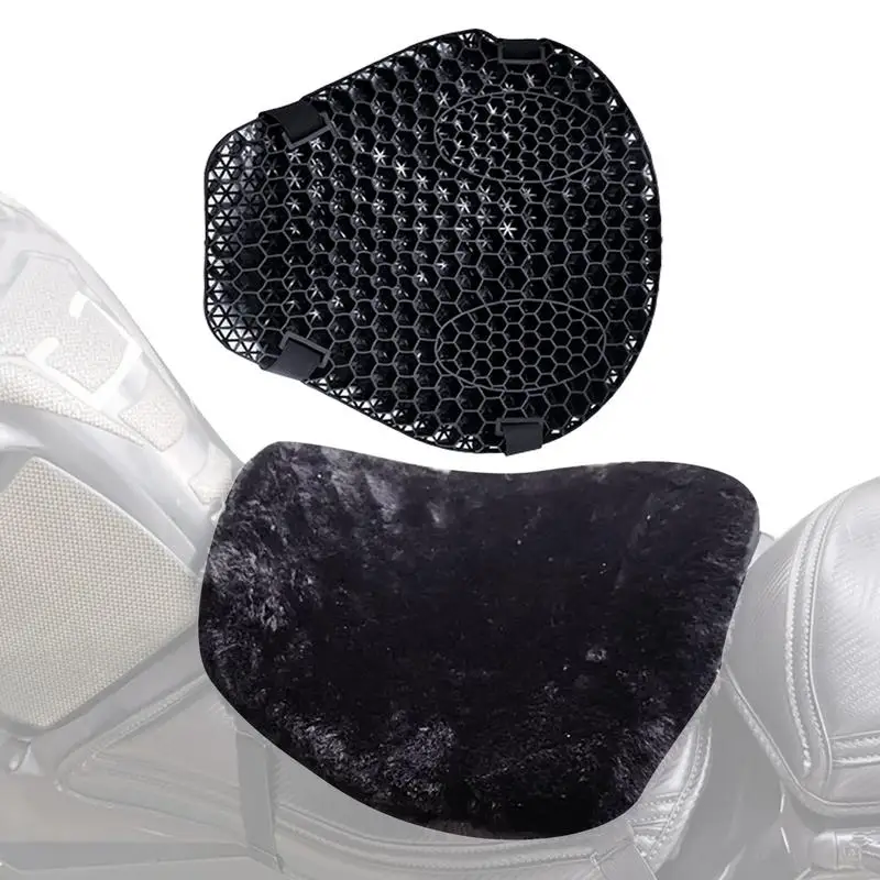 

Airflow Seat Cover For Motorcycle Saddles Moto 3D Honeycomb Shock Relief Absorption Breathable Honeycomb Seat Pressure Relief