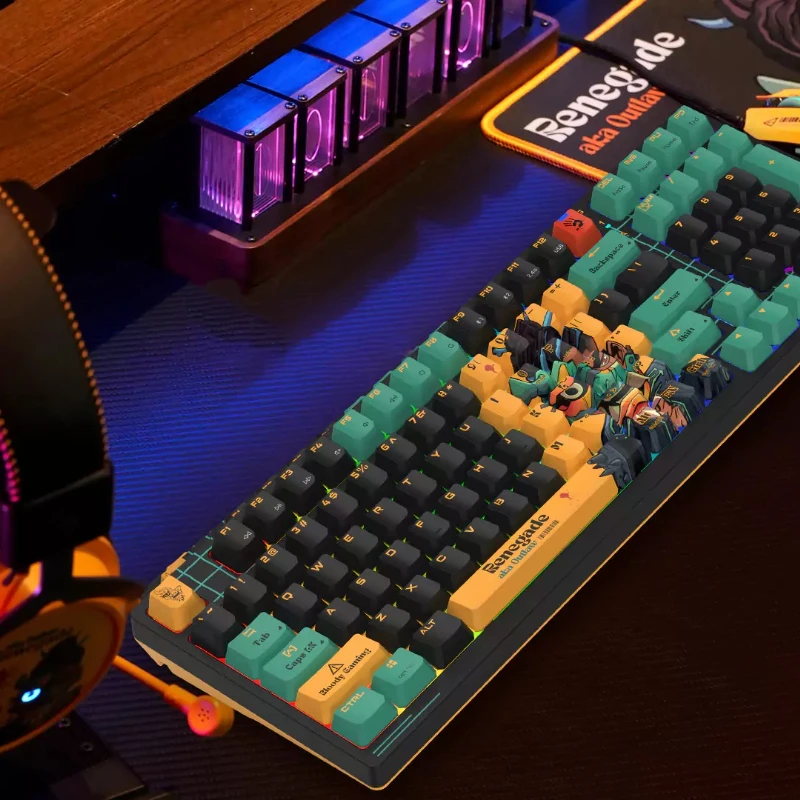 A4Tech Bloody Savage Impact WS98 لوحة مفاتيح ميكان...