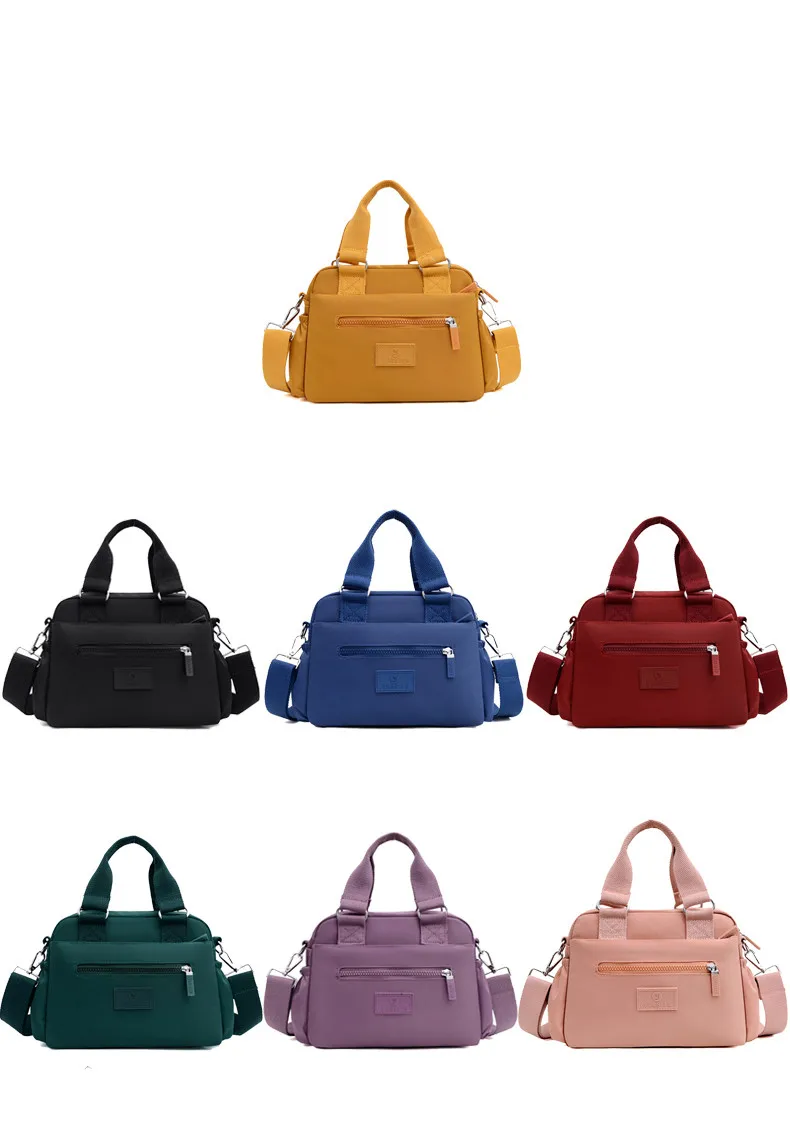 Women's Waterproof Nylon Shoulder Bag Messenger Bags Totes High Quality Large Handbag Female Travel Crossbody Bags Top-handle