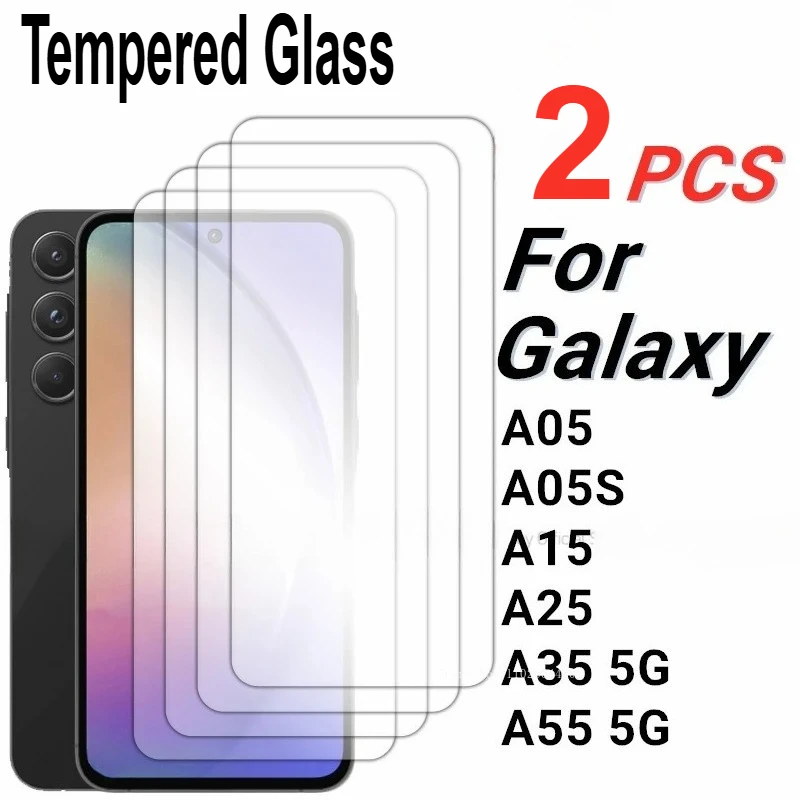 Premium HD Tempered Glass Screen Protector - 2 Pack
