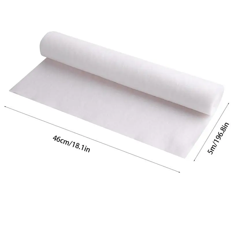 Range Hood Filter Paper Disposable Kitchen Hood Oil Absorption Paper 5m/10m Cuttable Non-woven Filters Cooker