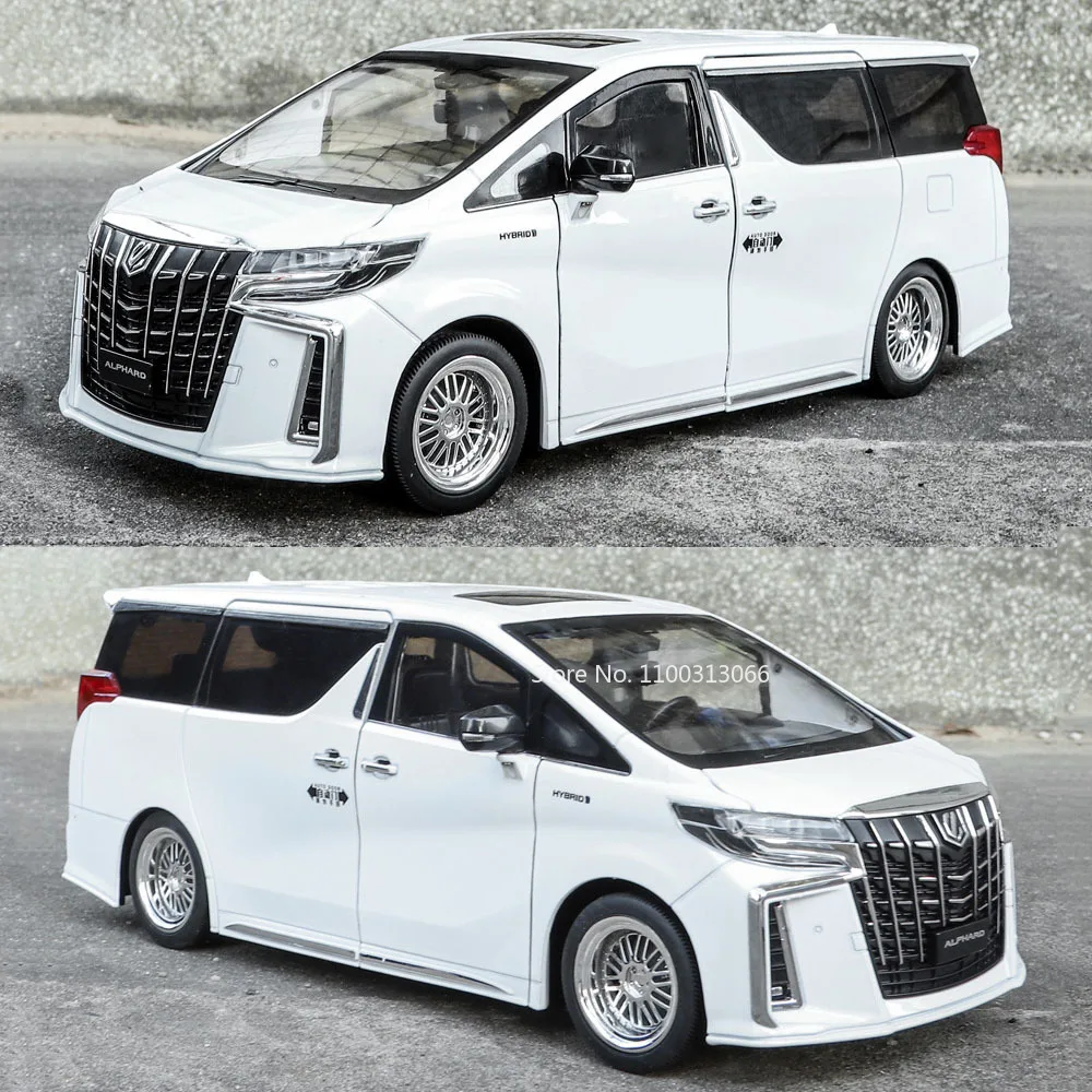 ビッグ 1/18 アルファード合金車モデルおもちゃドアオープン