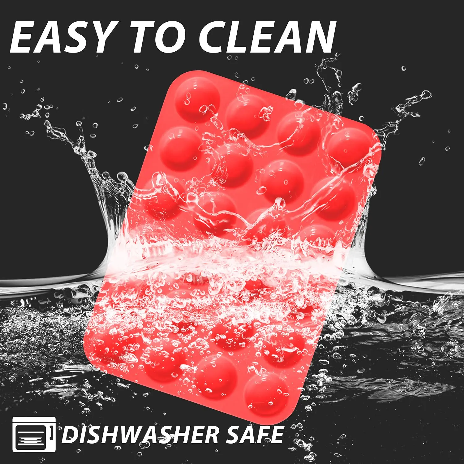 Silicone Muffin Pan 12 Cups Cupcake Tray Non-Stick Silicone Baking Molds For Making Muffin Cakes Cupcake Chocolate Bread Tart