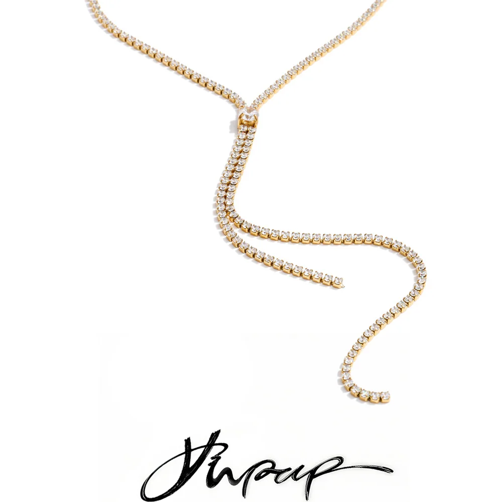 Yhpup Fantasy Necklace Cubic Zirconia