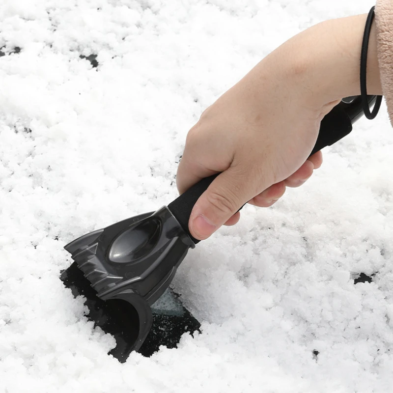 1pc Multi functional car ice and snow shovel anti skiing shovel ice scraping snow removal winter removal vehicle tool