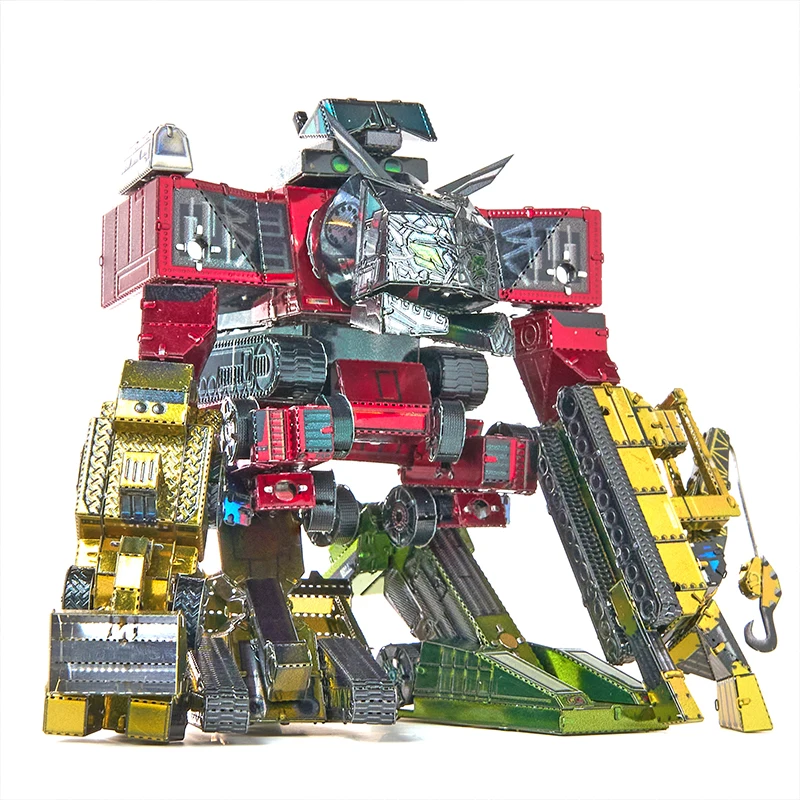 Steel magic image combination assembly deformation robot, all metal DIY assembly model 3D three-dimensional jigsaw puzzle 5
