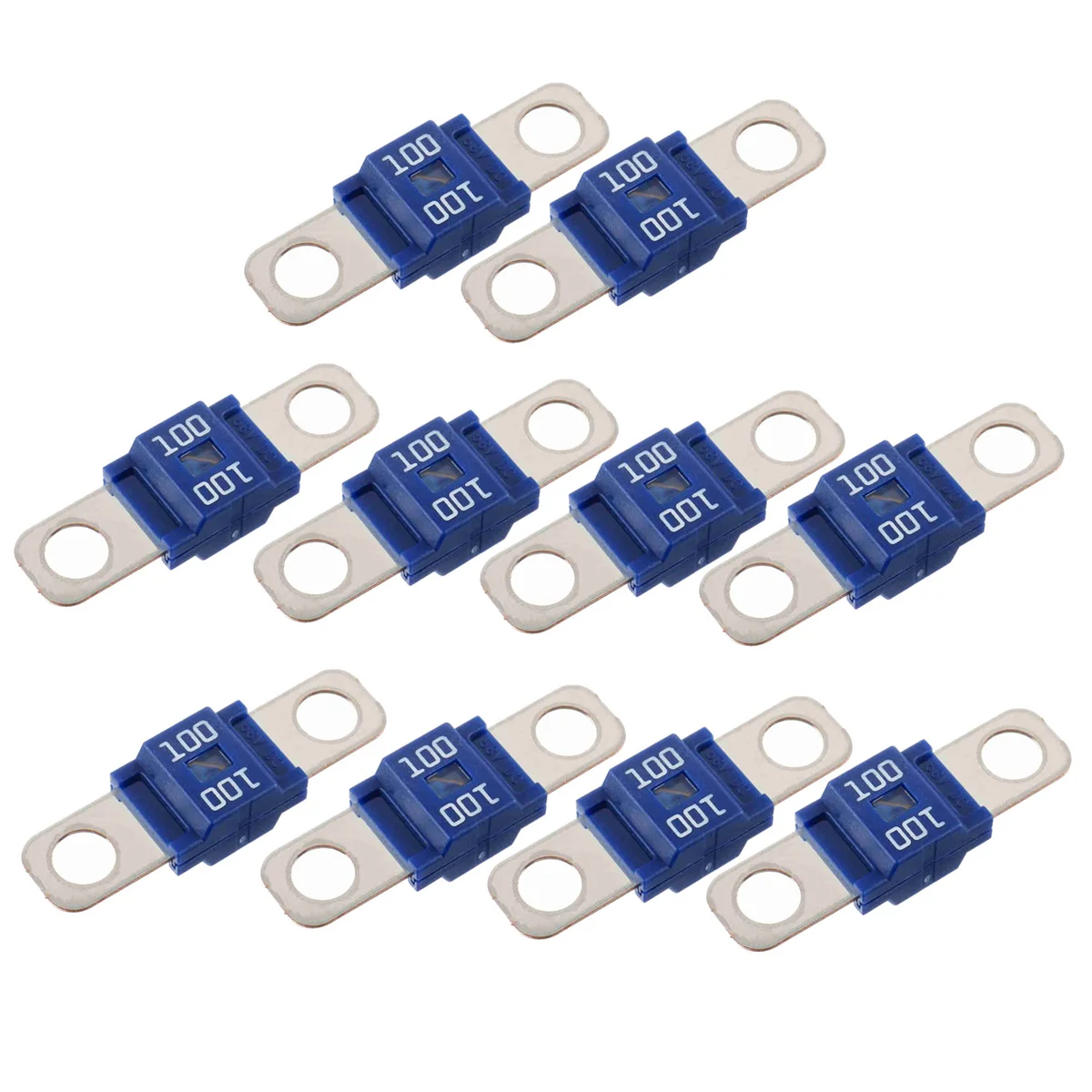 10 Fusibles Plaques Métal 100A - Pour VW, Audi, SEAT, Skoda, Ford