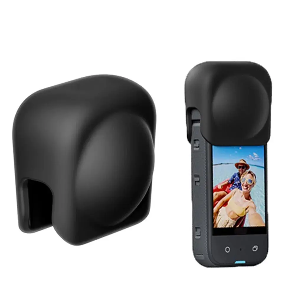Silicone Dustproof Anti-scratch Lens Cap for Panoramic Action Cameras