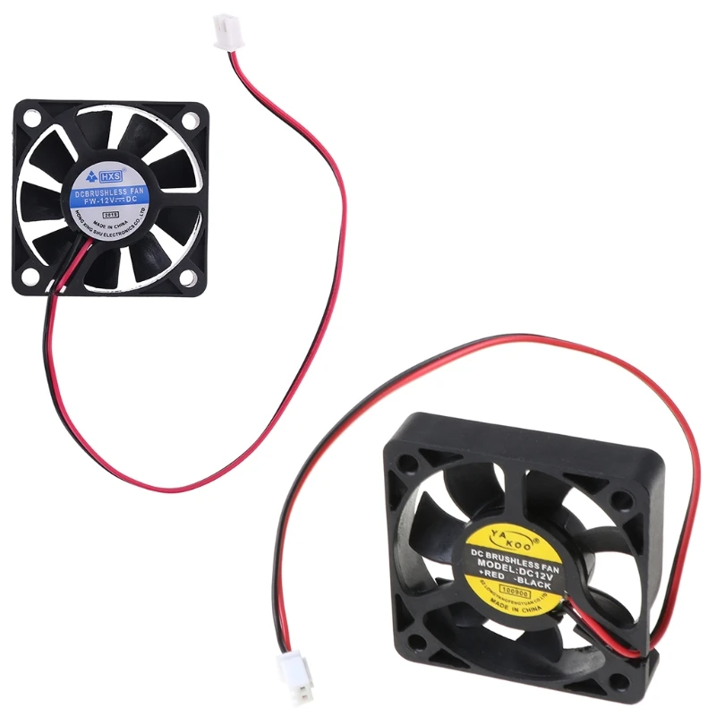G5AA 5010 Cooling Fan 12V 2pin PC Computer Parts Brushless Cool Fans Cooler Radiator Part 50x50x10 mm Quiet Accessory 5CM