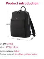 BOPAI Women's backpack Business backpack Large capacity backpack Computer backpack commuter bag 2