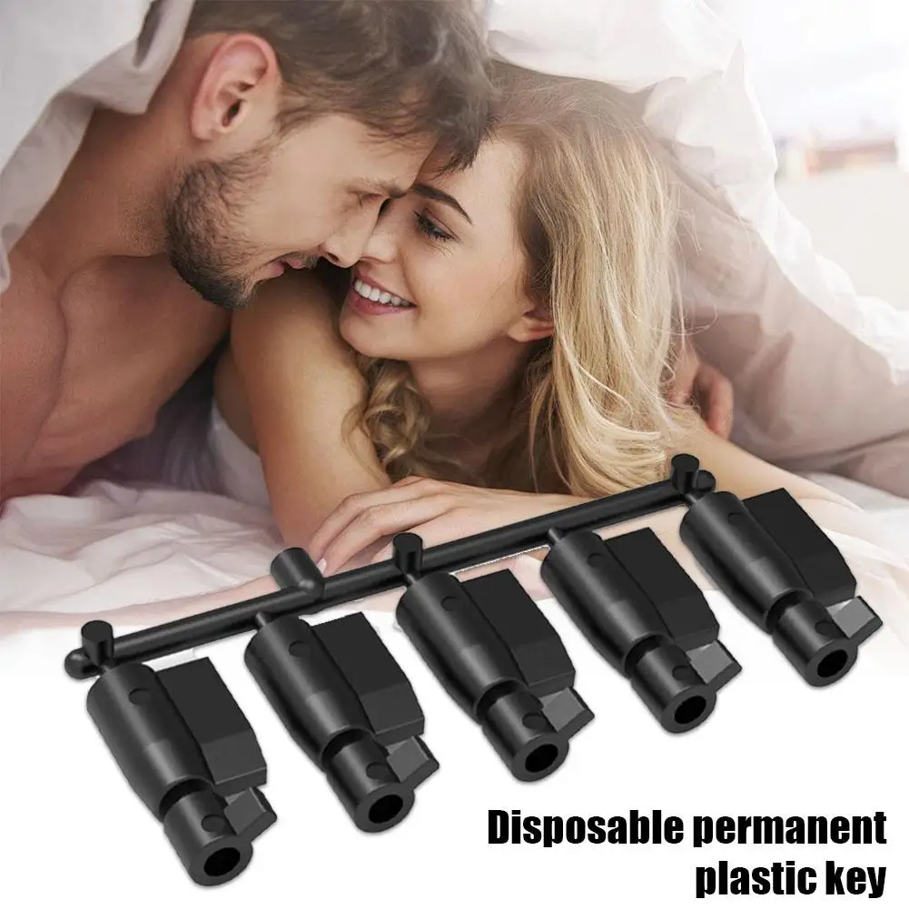 Plastic Chastity Cage Lock Key for Adult Bondage Restriction
