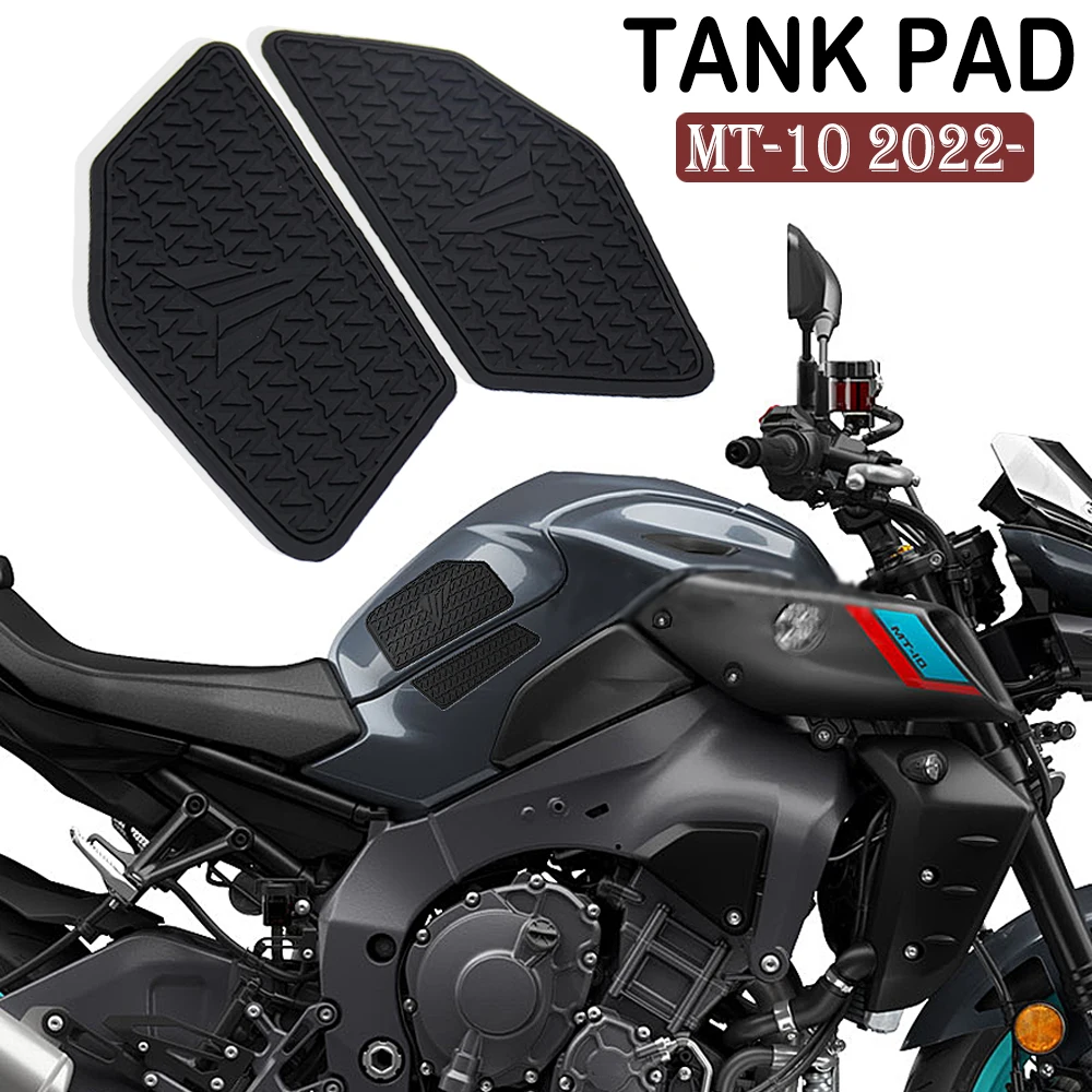 Motorcycle Parts Tank Traction Pad Anti Slip Sticker Tank pads Gas Knee Grip Protector Tank Pad For Yamaha MT10 MT-10 MT 10 2022 4pcs rubber foot for voron 2 4 3d printer anti slip rubber shock pad 3d printer parts