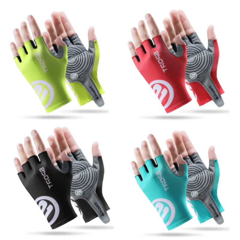 Cycling Gloves Half Full Fingers Bicycle Fingerless Summer MTB Cycle Glove Men Woman for Spotrs Gym Fitness Fishing Bike Trainin