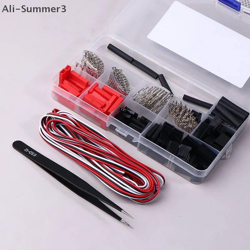 400 pièces connecteur 2/3 broches femelle mâle Kit pour JR JST SYP Futaba mâle femelle câble de raccordement Extensions de prise pour avion Robot RC – Image 3