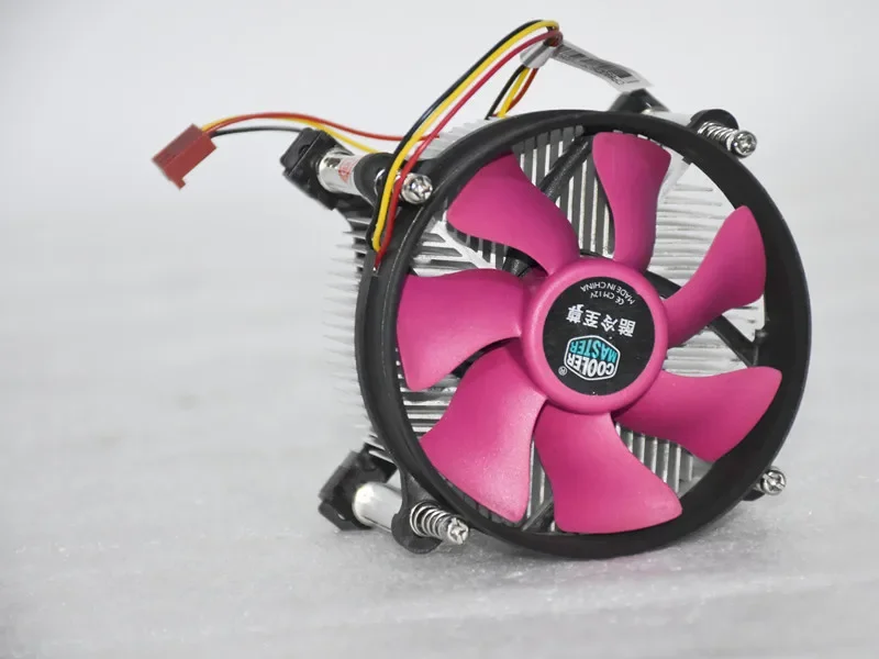 Desktop computer motherboard, CPU heat sink 1156 1155 1150 four wire temperature controlled mute