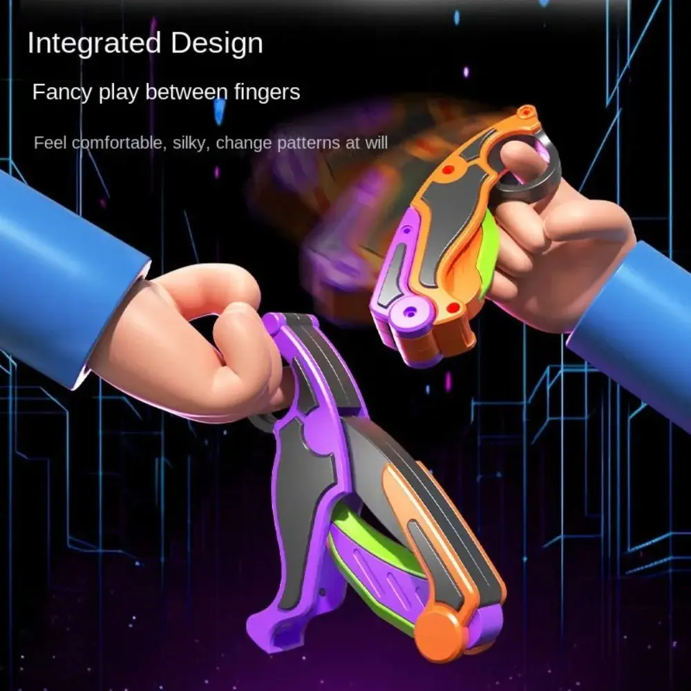 Gravity Carrot Plastic Claw knife 3D Printing Toy Portable Anxiety Relief Plastic Adult Fidget Toys Decompression Toy Teens