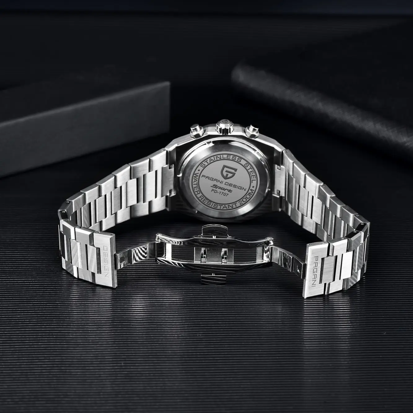 Pagani Design Watch Men's Quartz Watches Luxury Watch Vk63 Sapphire Stainless Steel Chronograph Watch For Men Reloj Hombre, Alina Gadgets