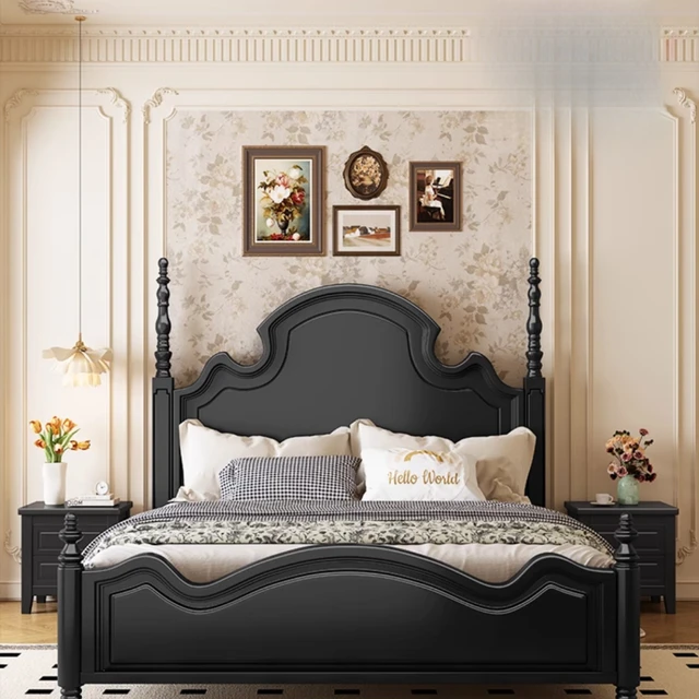 Backrest Designer Italian Bed Storage Set Luxury Modern King Size Double Beds Bedroom Adults Wooden Cama Bedroom Furniture 5