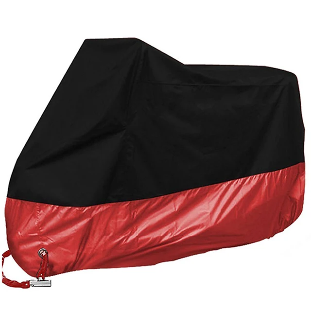 Motorcycle Cover For Motorcycle Funda Bike All Season Waterproof Dustproof UV Protective Outdoor Indoor Moto Rain Cover S-XXXXL Red