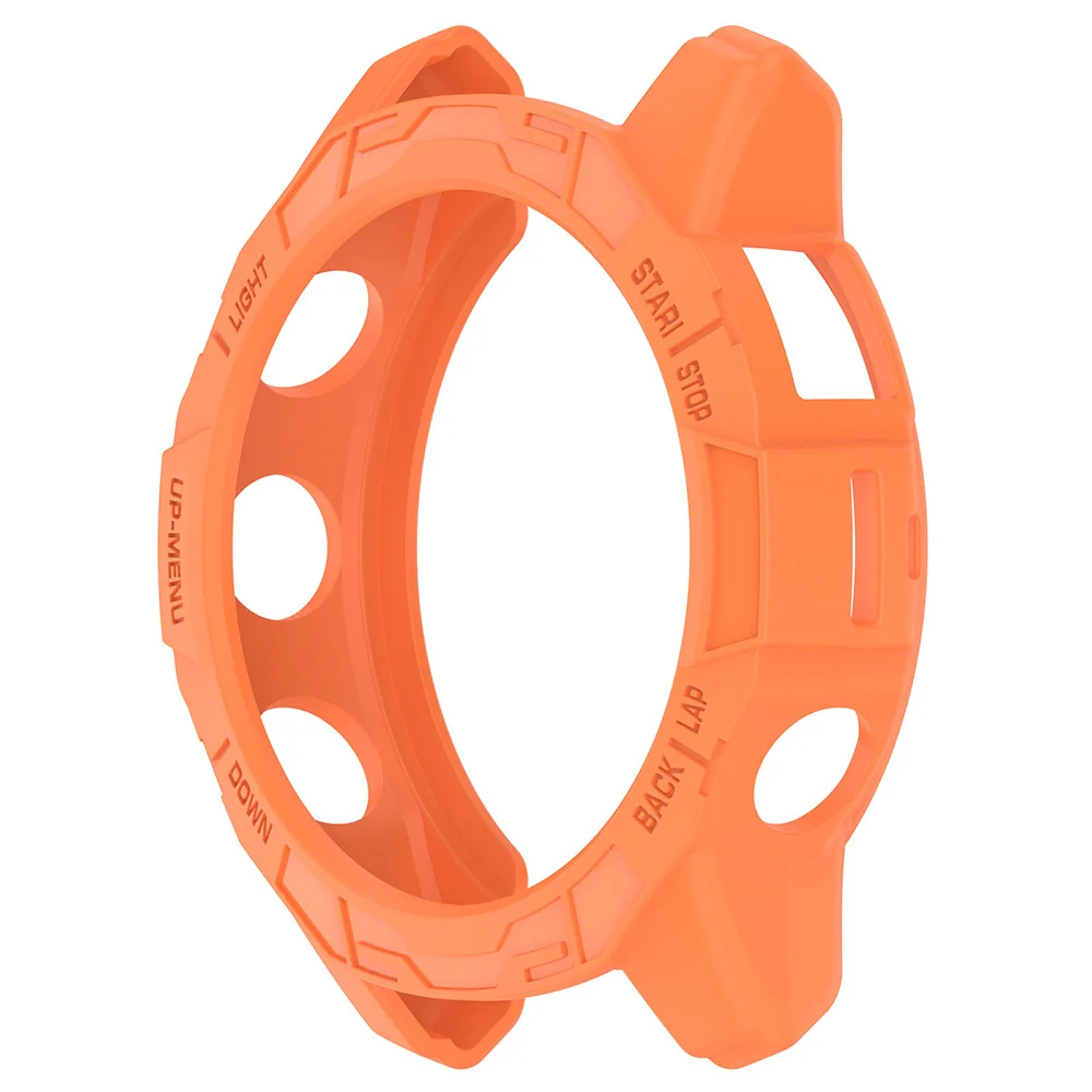 Durable TPU Half Cover Protective Case for Garmin Fenix 7 Series – Hollow Out Design