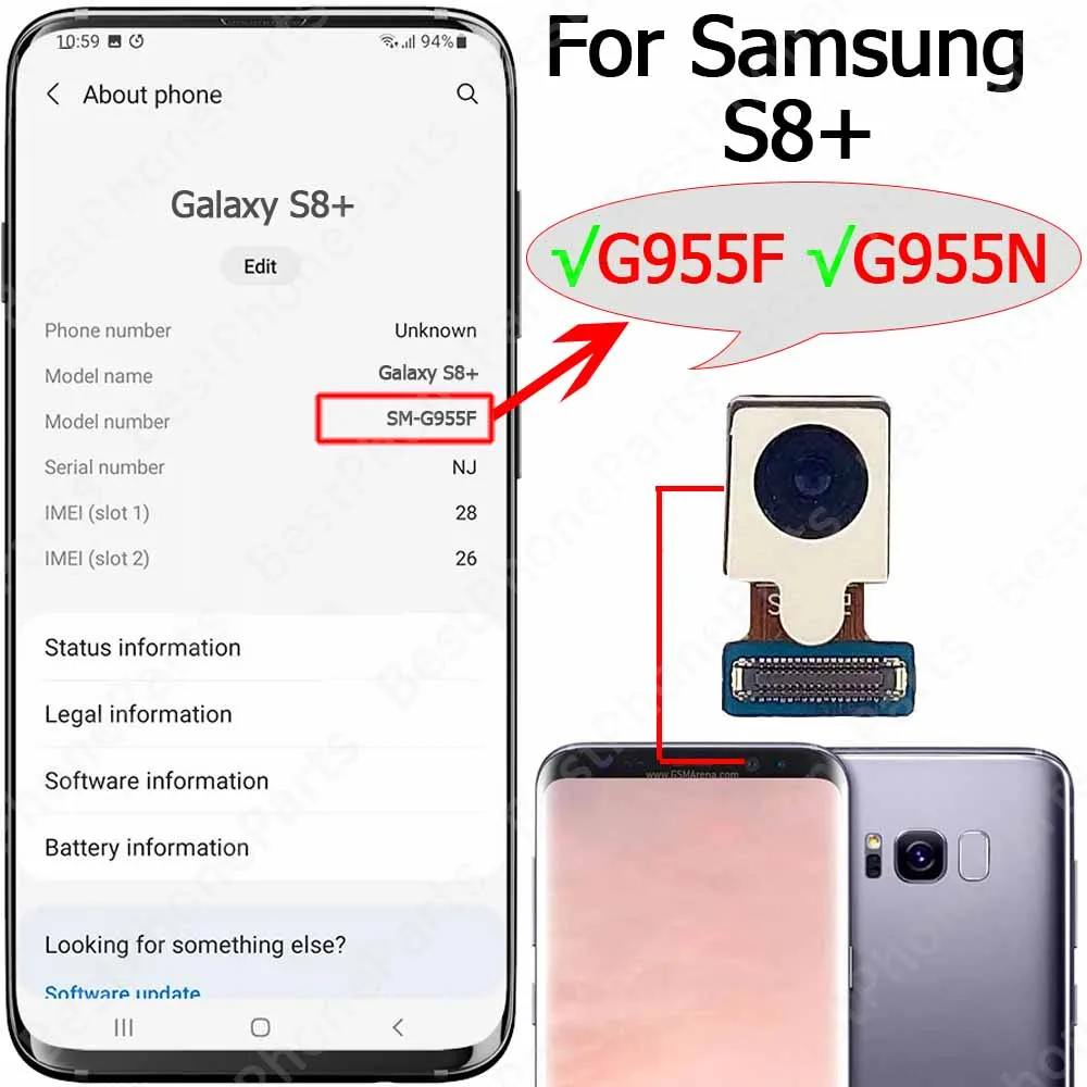 G955F G955N Front