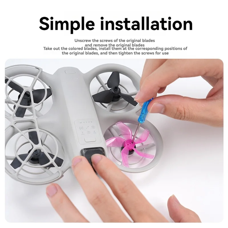 DJI NEO 드론용 T23C 5날개 프로펠러, 다채로운 프로펠러 블레이드 교체 부품, DJI NEO 액세서리