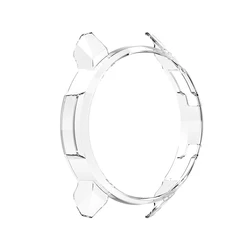 Premium Protective Case for Smartwatch - Durable Hollow PC Shell Frame Bumper Cover (Transparent)