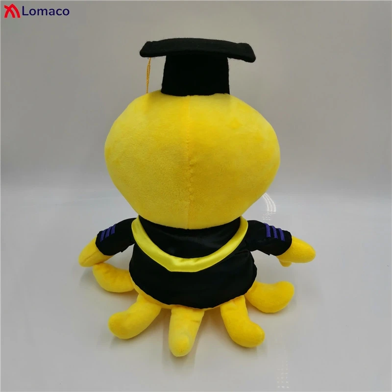 Cute Octopus Doll Korosensei Koro Sensei Teacher Plush Stuffed Dolls Toy Graduate Kids Assassination Classroom Cosplay Accessory