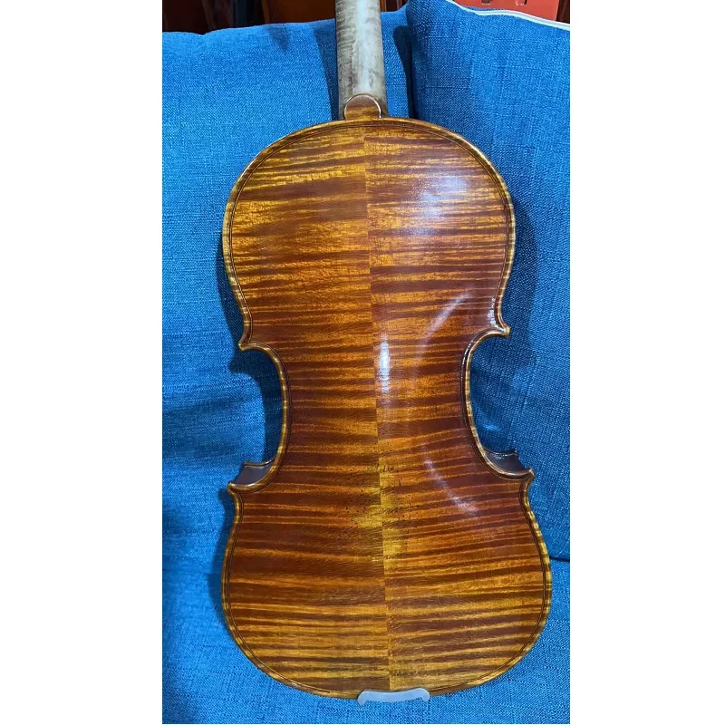High Grade Handmade Hand Brush Varnish Professional Solid Wood Spruce Viola 16 Inch
