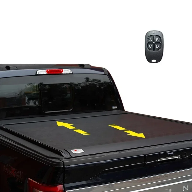 

Aluminum Retractable roller shutter electric tonneau cover truck Bed Cover For chevy silverado 1500