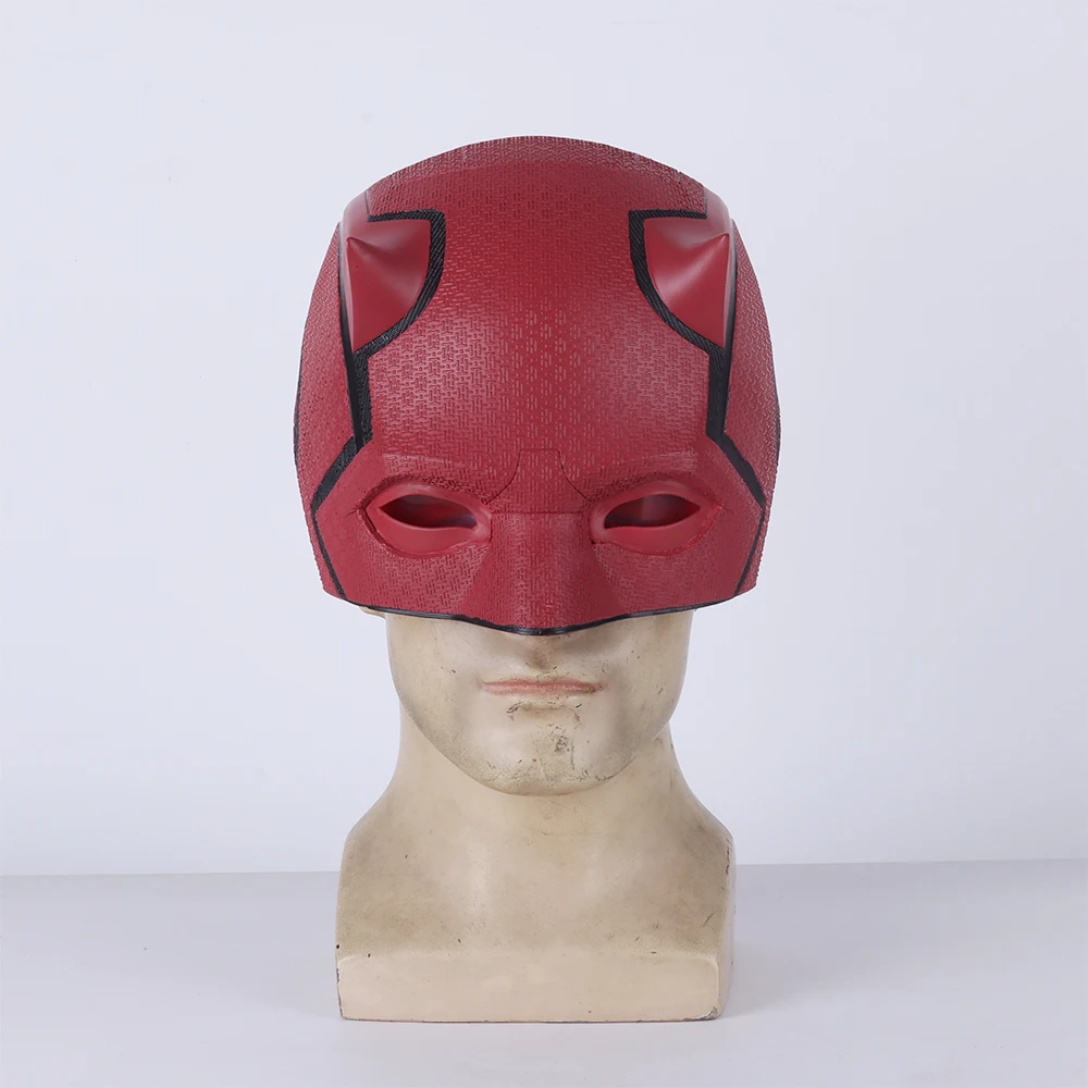 Masquerade Mask Movie Superhero Mask Cosplay Half Face Wine Red Masks Fiberglass Helmet Adult Men Halloween Carnival Props