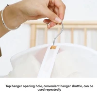 Clothing Dust Cover Transparent Thickened Washable Dust Bag PEVA Household Dust Cover Coat Suit Cover Hanging Pocket A 1