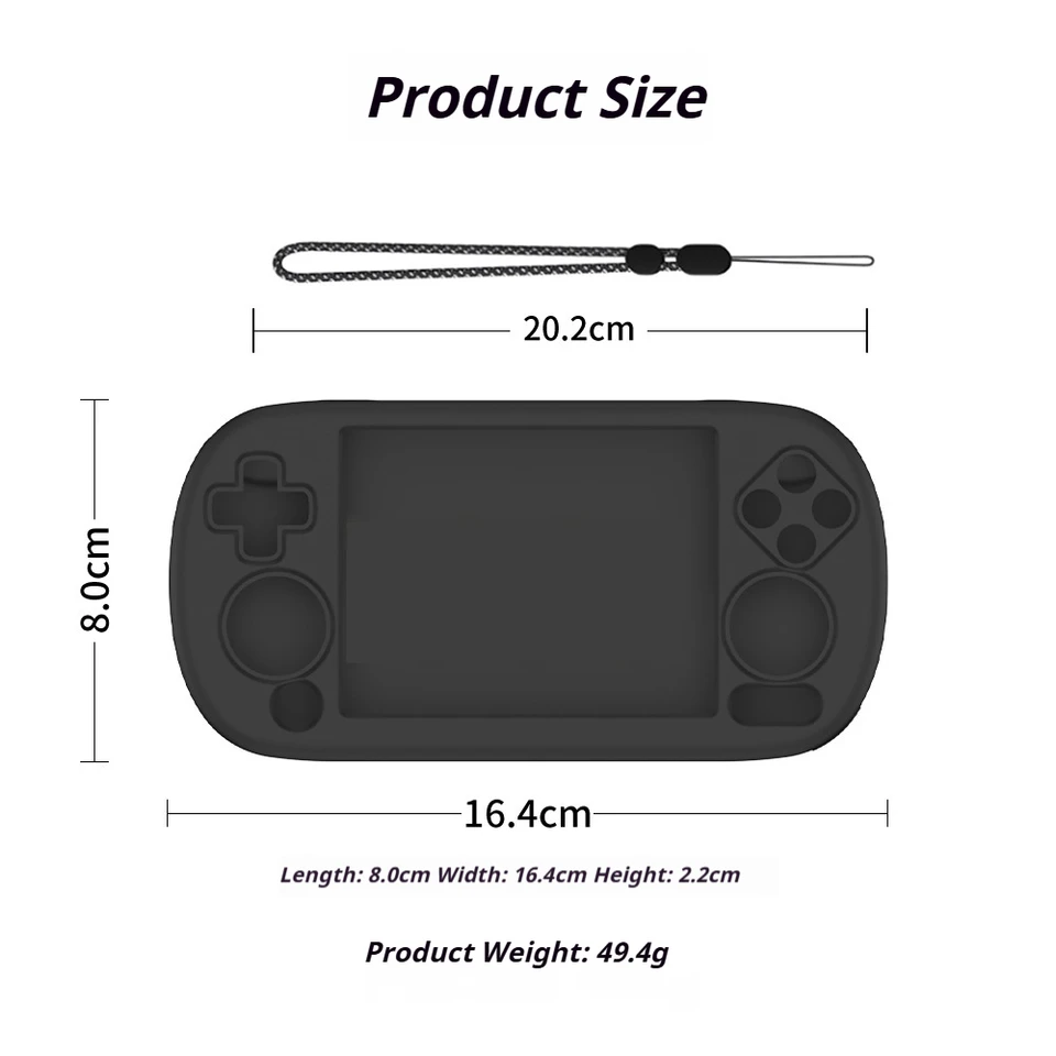 Silicone Case for Anbernic RG40XX H Console Soft Skin Case