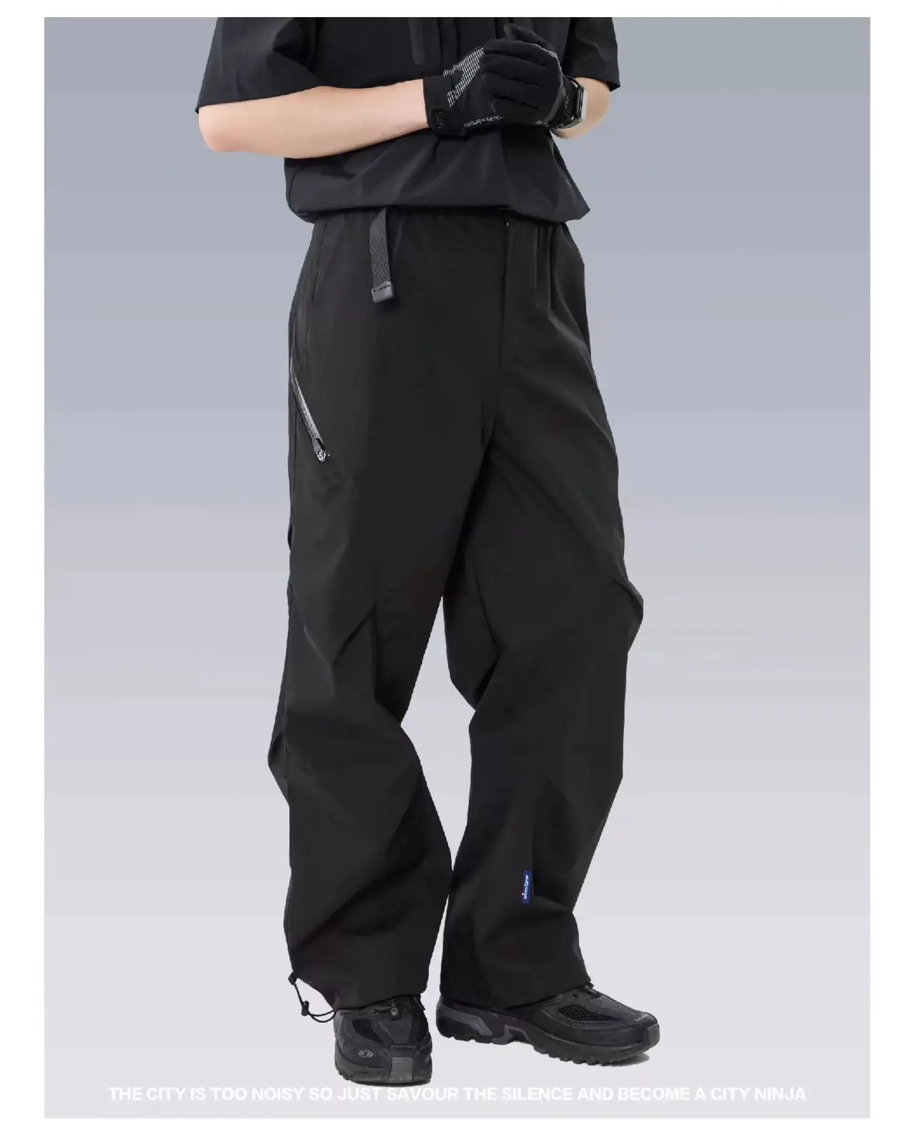 Silenstorm 25aw Outdoor hiking pants ergonomic cut dwr coating material integrated waist adjustment techwear aesthetic gorpcore