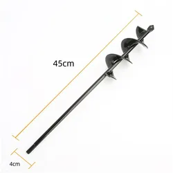 Premium Steel Spiral Drill Bit Set for Gardening and Planting Tasks (4 - 45MM)