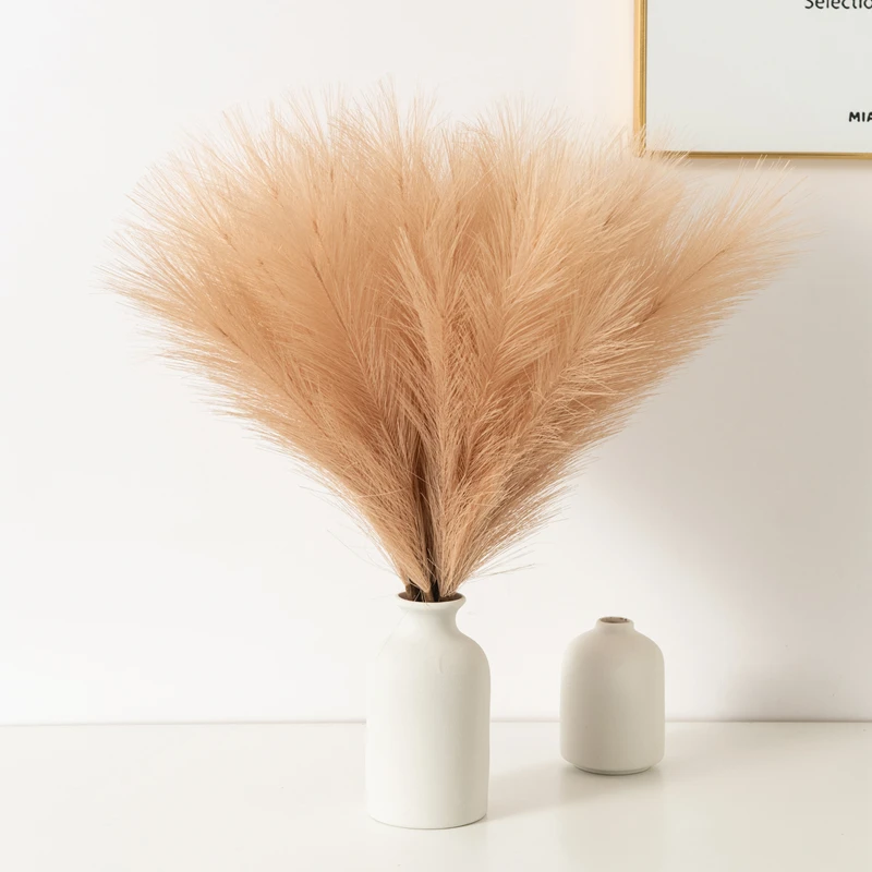 ArtificialPampasGrassCraftsBouquetForHomeWeddingDecoration