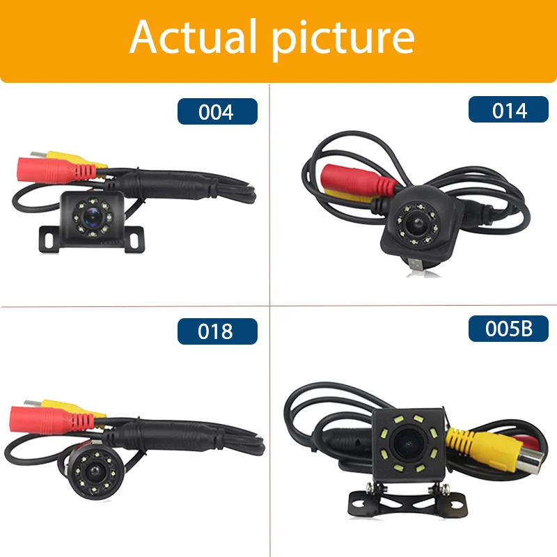 For Android Car Radio CVBS 8LED CAM CVBS Rear View Camera Night Vision IP68 Waterproof Universal Backup Parking Camera
