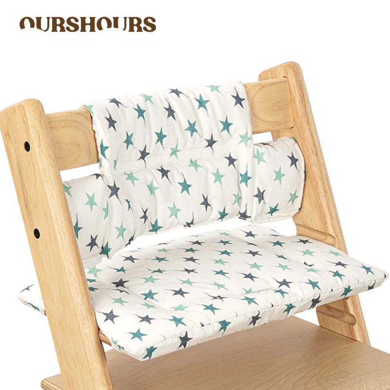 

Baby Waterproof Dining Chair Seat Cushion Washable Toddler Print High Chair Cushion Support Kids Infant Feeding Accessories