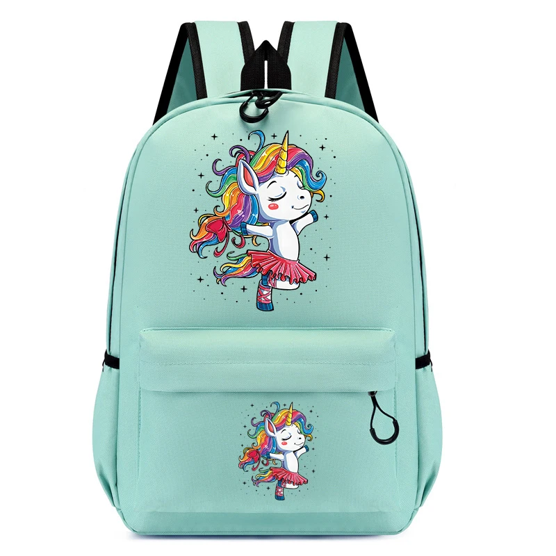 Meisjes School Rugzakken Paard Ballet Cartoon Boekentas Kinderen Nylon Bagpack Kinderen Schooltas Student Boekentas Kleuterschool Mochila