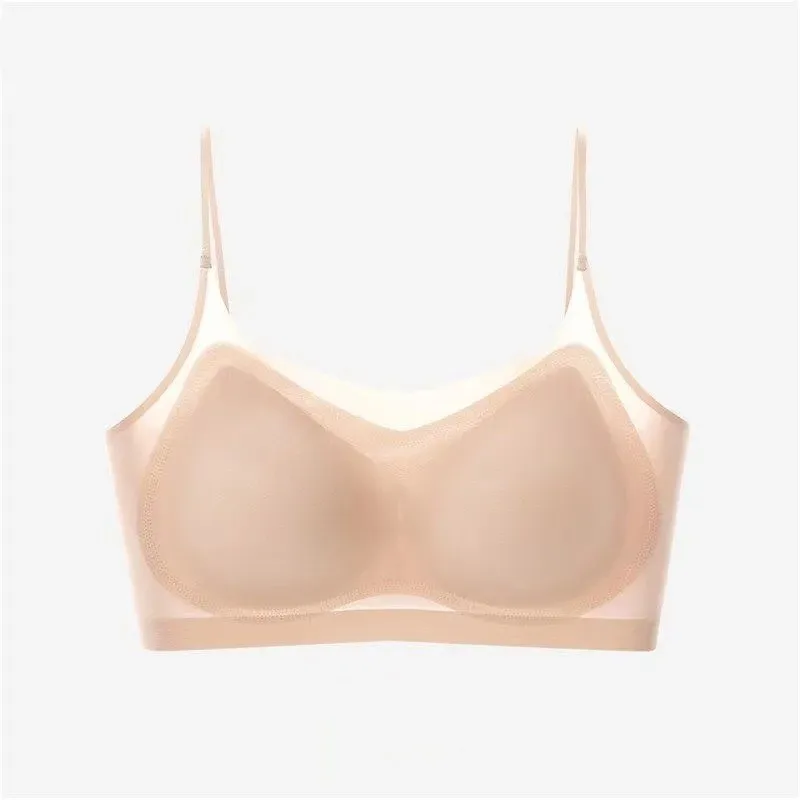 Women Push-Up Bra Non-Wire Padded Bras Breathable Underwear Female Sexy Lingerie Comfort Shoulder Straps Bra Top M-4XL
