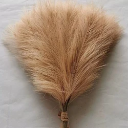 Set of 5/10/20 Fluffy Pampas Grass for Boho Decor - Artificial Floral Arrangement for Parties, Weddings, and Home Decoration - 42CM (YZ6 - 12)