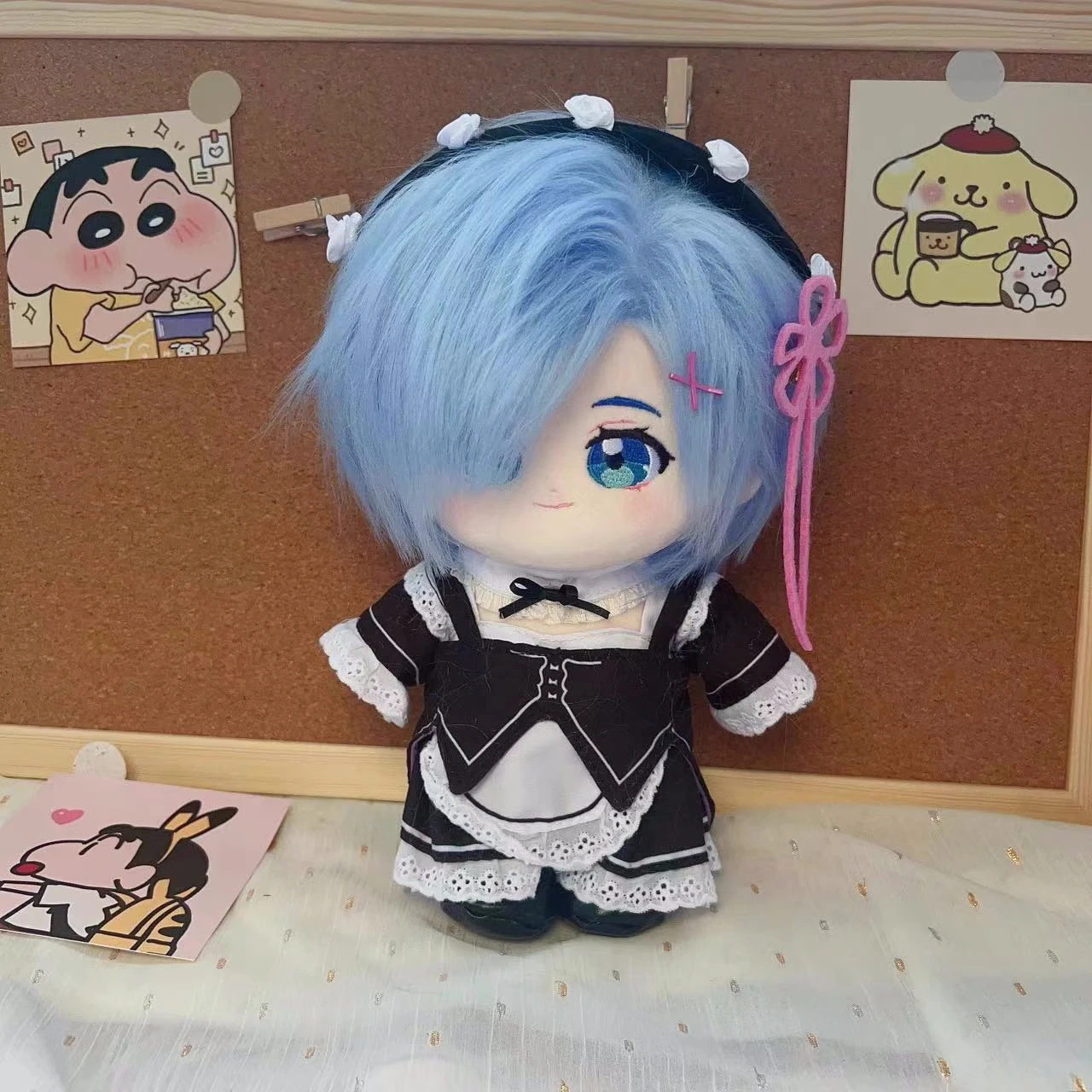 Anime Re:Life In A Different World From Zero Rem 20cm Plush Dolls Toy Change Clothes Cosplay a5647 Kids Gift boxing cuba from backyards to world championship