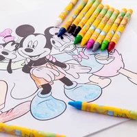 New Rabbit Pig 8 Colors/12 Colors Non-Toxic Crayon Oil Painting Stick Kids Student Pastel Pencils for Drawing Colored Pencils 2